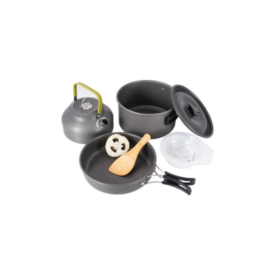 Compact Camping Pot and Kettle Set